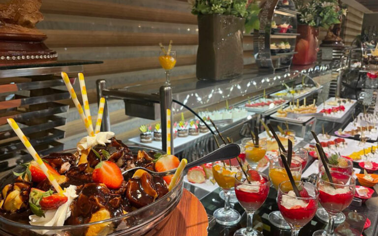 Buffet im Gravity Hurghada Januar 2023